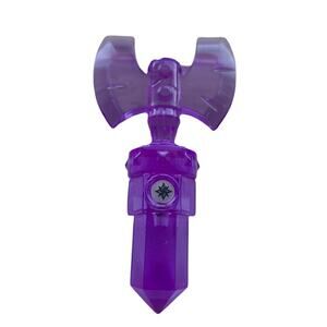 Magic Axe of Illusion Purple Crystal Activision Skylanders Trap Team